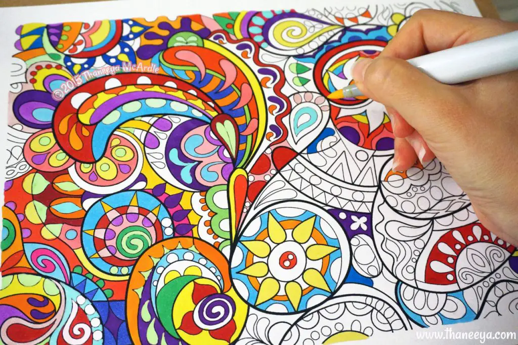 best meditation coloring book